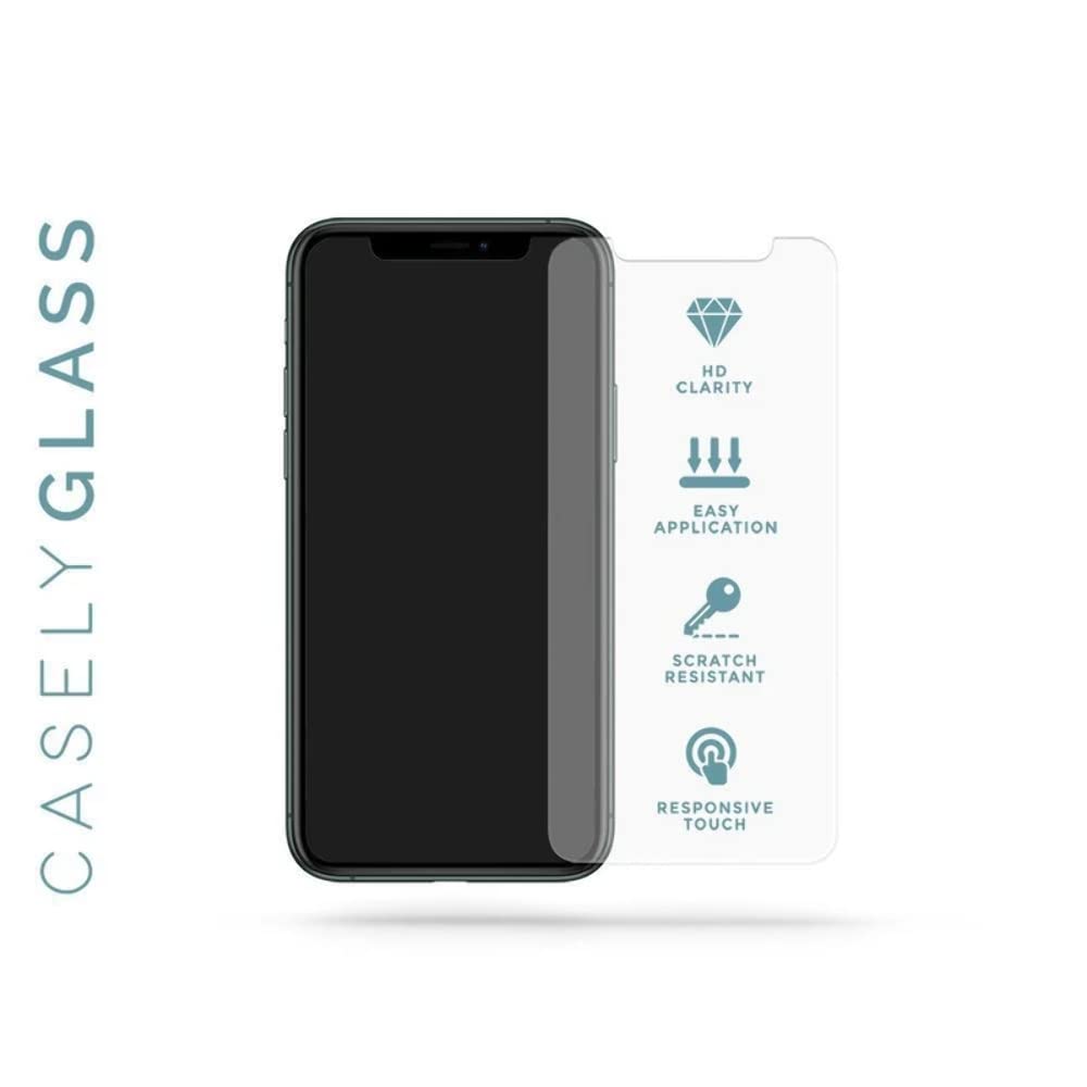 Casely iPhone 16, iPhone 15 Premium Tempered Glass Screen Protector