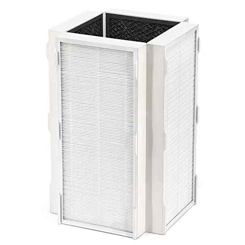CAP-1000FPK Filter Replacement Compatible with CAP-1000 Air Puri-fier for Home/Large Room, 2-Stage H13 True HE-PA Activated Carbon Combine Filter, 1-Pack