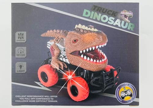 Delycazy Dinosaur Toys Cars for Kids Boys, Remote Control Car for Kids Toys Age 3 4 5 6 7 8 Year Old Boy Girl X-mas Birthday Gifts
