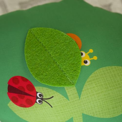 Baby Einstein, Cal-a-Pillow, Tummy Time Activity Pillow, Multisensory, Cal The Caterpillar, Ages 0+ Months