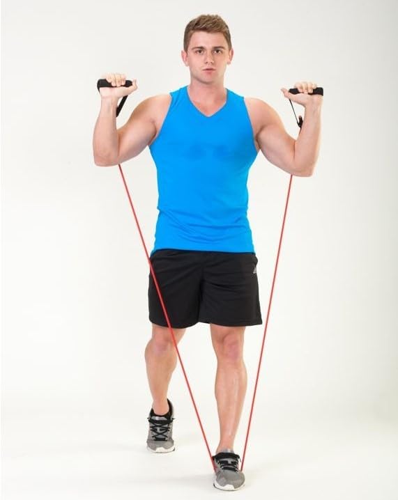 Black Mountain Products Single Resistance Band - Door Anchor and Starter Guide Included