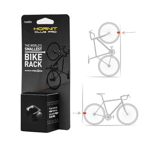 Hornit CLUG PRO | Wall Mounted Bike Rack | Secured by FIDLOCK | 5 Sizes | Easy to Install