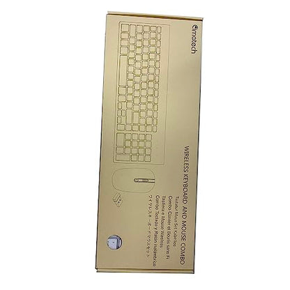 Wireless Keyboard and Mouse Set, 2.4G Compact Slim QWERTY UK Layout USB Keyboard and Cordless Silent Mouse Combo with Numeric Keypad Ergonomic Energy Saving for Windows PC/Laptop/Computer/Apple Mac
