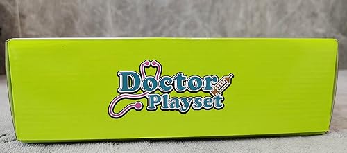 EFO SHM Kids Doctor Sets Role Play Toys Dentist Doctor's Case Children's Medical Wooden Toy with Real Stethoscope Doctor's Coat for Boys Girls