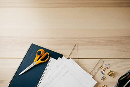 Fiskars Universal Scissors for Handcraft, Sewing and Office Work, Classic, Length: 21 cm, for Right-Handers, Orange, 1005148