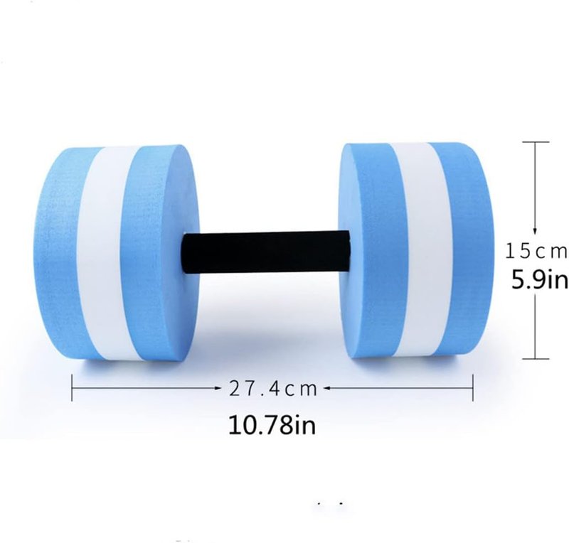 Floating Dumbbells for Water Aerobics - Set of 2 | Pink, Red, Blue, Green