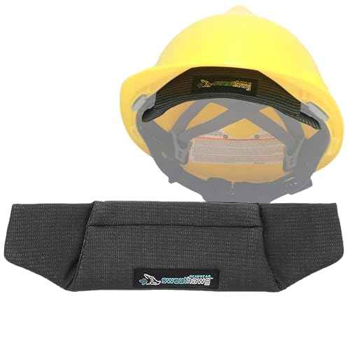 SweatHawg Hard Hat Liner Sweatband ? Extreme Sweat Absorbing, Quick-Dry, Cooling, Washable Liner for Helmets & Hard Hats