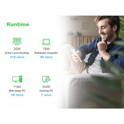 APC UPS Battery Backup, 700VA UPS with 4 Backup Battery Outlets, Type C USB Charging, BE700G3 Back UPS