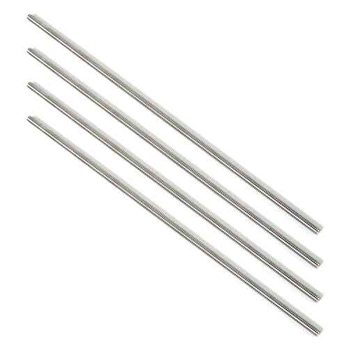 Stainless Steel Fully Threaded Rod, 3/8" -16 Thread Size, 48" Length, Right Hand Threads, 4 Pieces