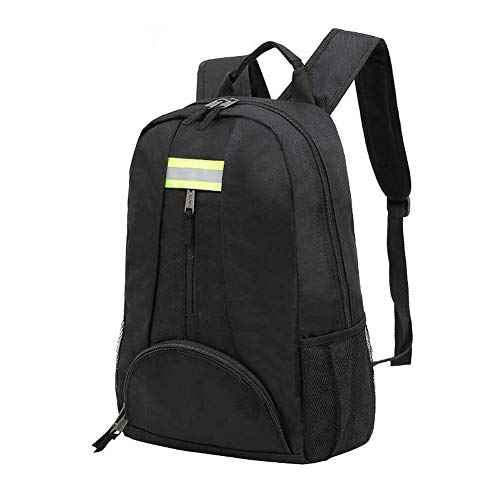 QEES Heavy Duty Tool Backpack, 1680D Oxford Cloth, Electrician's Bag With Durable Handles & Straps