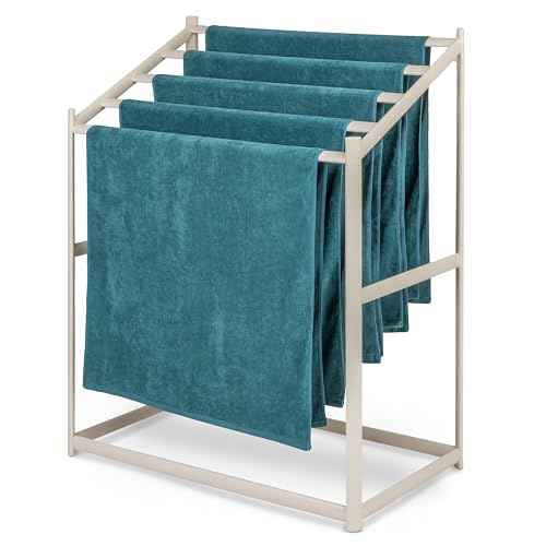 Coast Modern Pool Towel Rack ? Choose Your Color - Outdoor & Indoor 5 Beach Towel PVC Drying Rack