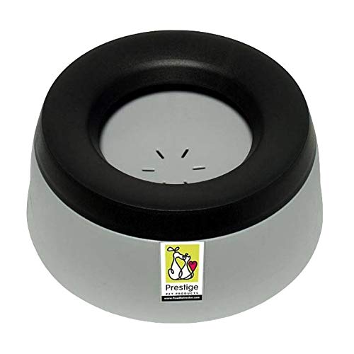 Road Refresher Prestige Non Spill Pet Water Bowl, Grey, Large , Pack of 1
