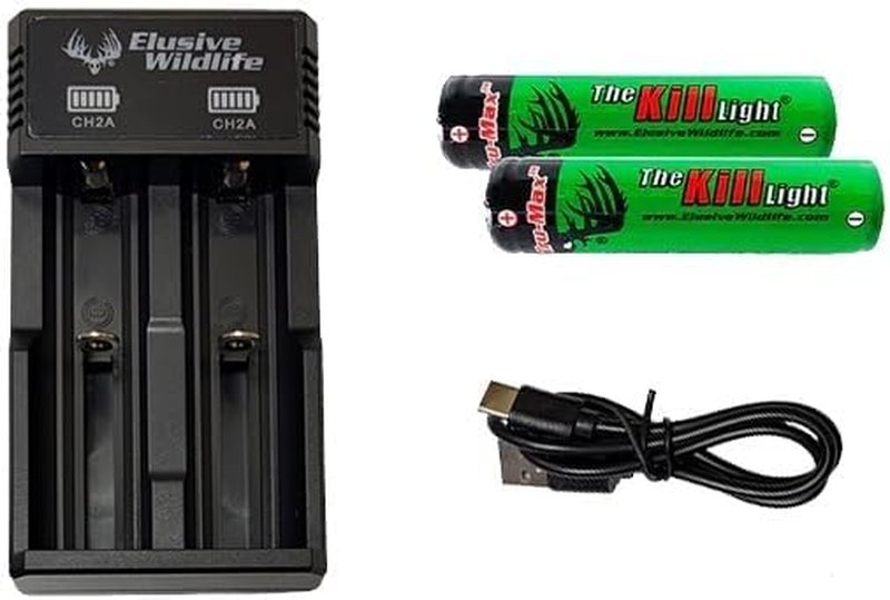 Elusive Wildlife 750 HD Handheld Hunting Spotlight - Red LED, 750-Yard Beam, Ergonomic Grip & Charger