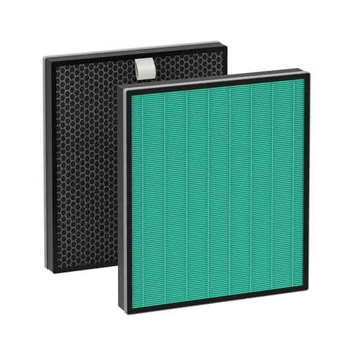 Airmega 250/250S Max2 Replacement Filters (2 Pack) - Green True HEPA & Activated Carbon Filters Compatible with Coway Airmega 250, 250S, 250ART, AP-1720-FP