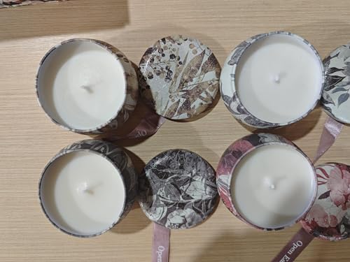 Scented Candles Gifts Set for Women, 4.4 oz Soy Wax Aromatherapy Candles, Portable Travel Tin Jar Candles for Birthday Party Anniversary, Girlfriend Mom Wedding Birthday Festival, Bath Yoga, 4 Pack