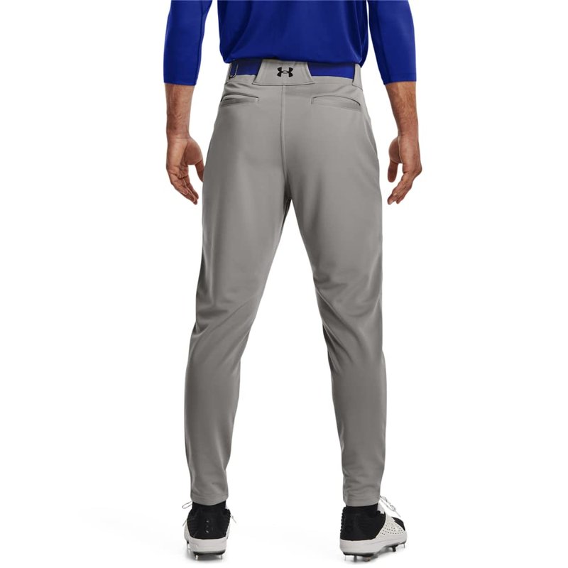 Under Armour Men's Utility Baseball Pants 22, (080) Baseball Gray / / Black, 3X-Large
