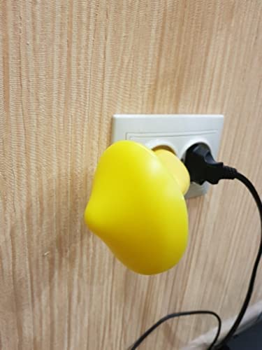 AUSAYE Sensor LED Night Light Plug in Wall Lamp, Energy Saving NightLight Cute Mushroom Night Lights for Adults Kids Bedroom,Bathroom,Toilet, Stairs, Kitchen,Hallway Corridor Warm White