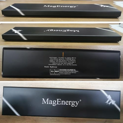 MagEnergy 99.9% Copper Magnetic Bracelet for Men, 3X Magnetic Bracelets Men with Ultra Strength Magnets, Adjustable Wristband with Link Removal Tool & Jewelry Gift Box(Copper)