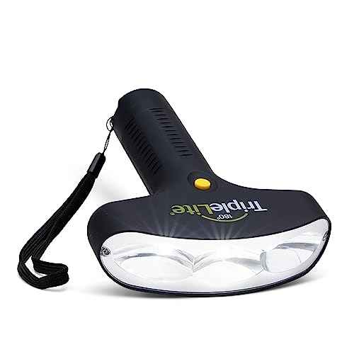 TripleLite TL800 Triple Light, LED Flashlight, Wide Angle Irradiation Light, 800 Lumens
