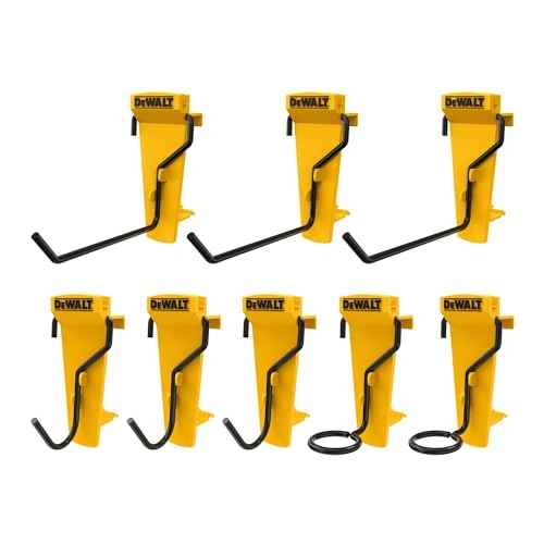 DEWALT Tool Organizer for Hand Tools, 8 Pieces, for Wrenches, Levels and Screwdrivers, DEWALT Workshop Storage System Compatible (DWST82816)