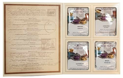 Coffee Masters Around the World in Twelve Coffees, 1.5 Ounce (Pack of 12)