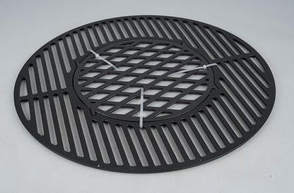 onlyfire Cast Iron Gourmet BBQ System Cooking Grate replacement for 57CM Weber Charcoal Grills