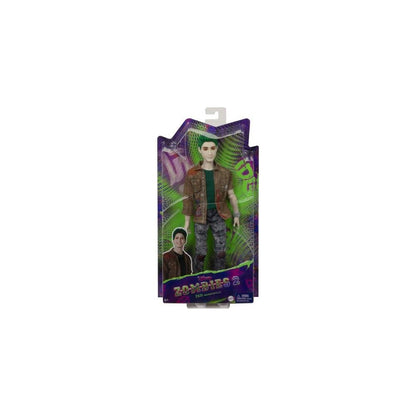 Mattel Disney Zombies 2 Toys, Zed Necrodopolis Zombie Fashion Doll Wearing Grunge Outfit & Accessories, 11 Bendable “Joints”