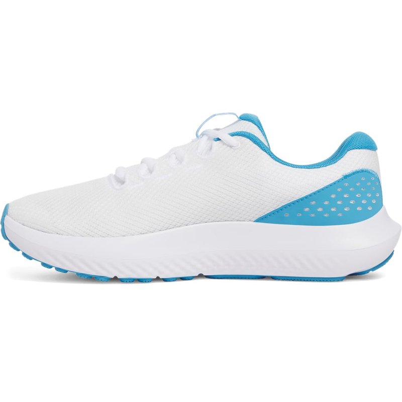 Under Armour Men's Charged Surge 4, (110) White/Ether Blue/Ether Blue, 10.5, US