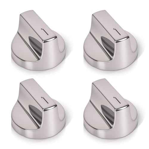 W11517331 for Whirlpool Electric Range Knobs,Replace W10850027 W11117415 W11458840 Oven Knob, Compatible with Whirlpool WEC310S0LS1, WEE515S0LZ1, WEC310S0LS2, WEE515S0LS1 Electric Range Knob (4pcs)