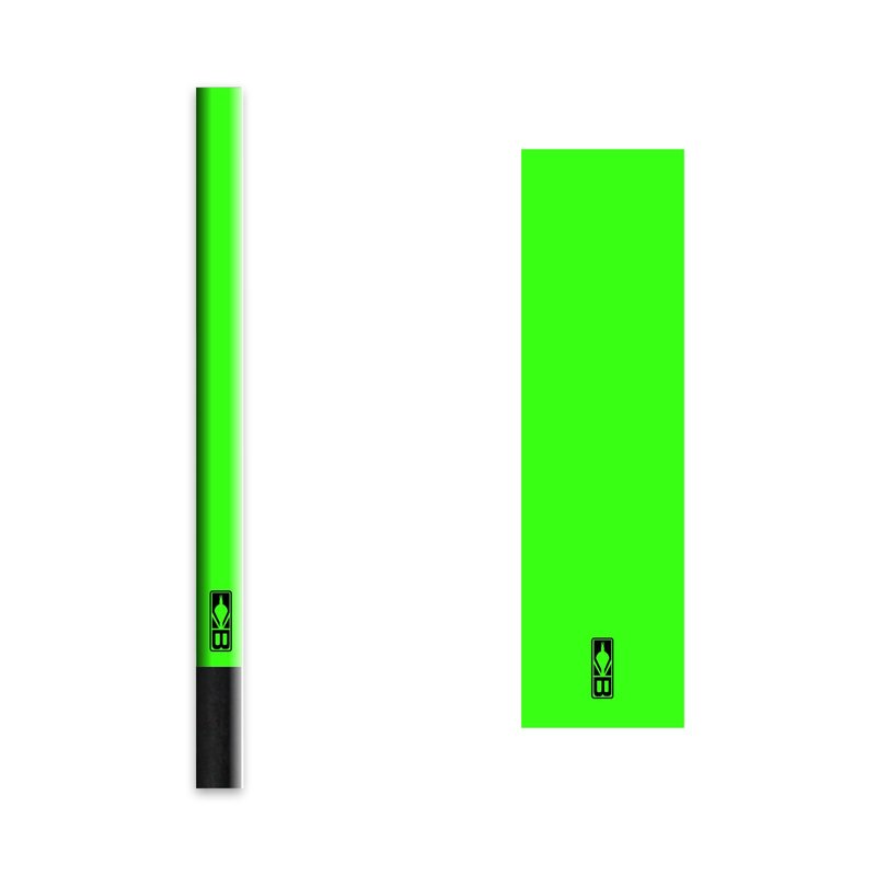 Bohning 4" Solid Arrow Wraps, X-Small, Neon Green