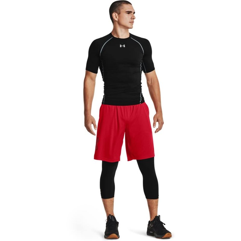 Under Armour Men's Tech Graphic 10" Shorts, Red (601)/Black, X-Small