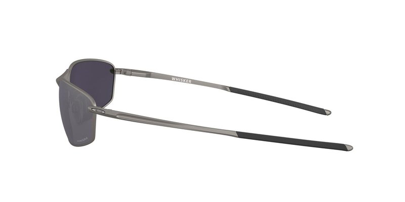 Oakley Sunglasses for Men - OO4141 Whisker Oval Sunglasses PRIZM Lenses- Carbon/PRIZM Black - Size 60