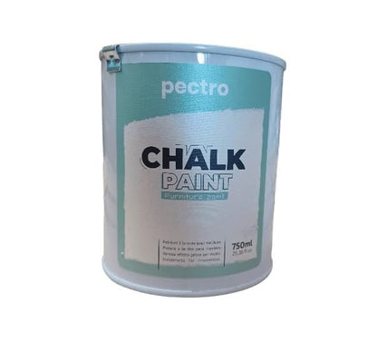 Chalk Paint for Furniture 25 fl.Oz. (750ml) + Special Chalk Paint Brush - Furniture Paint no Sanding or Priming - Chalk Finish Wood Paint - DIY Projects Home Decor & Improvement (ANTIQUE WHITE)