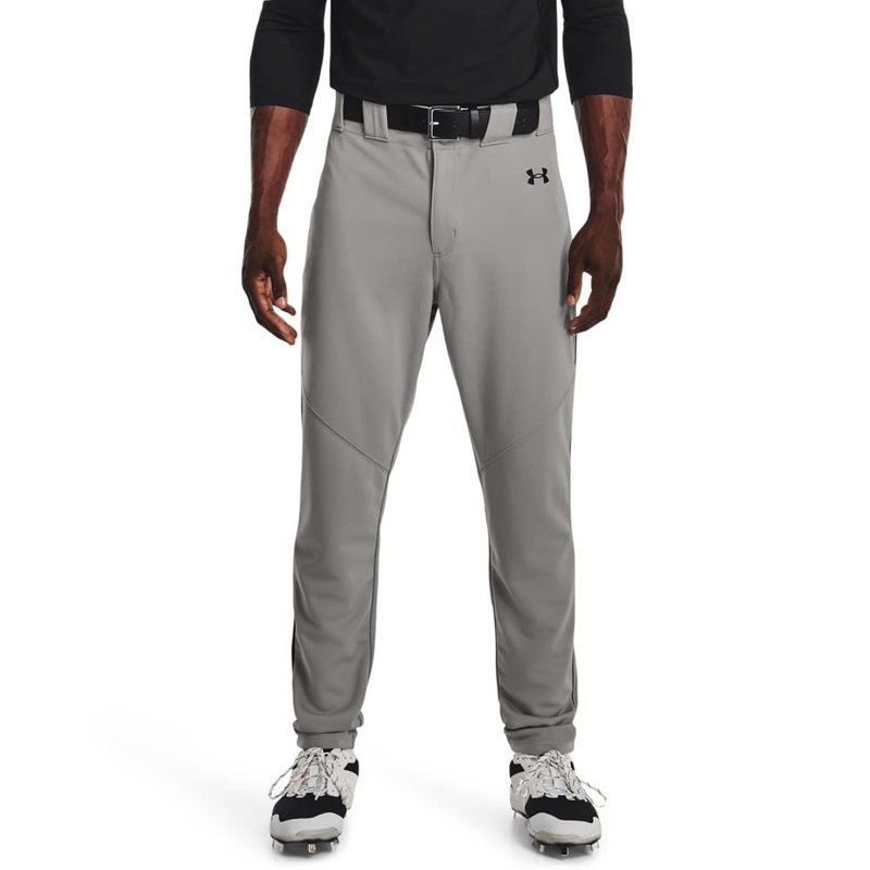 Under Armour Men's Utility Baseball Straight Leg Pant Pipe 22, (080) Baseball Gray/Black/Black, XX-Large