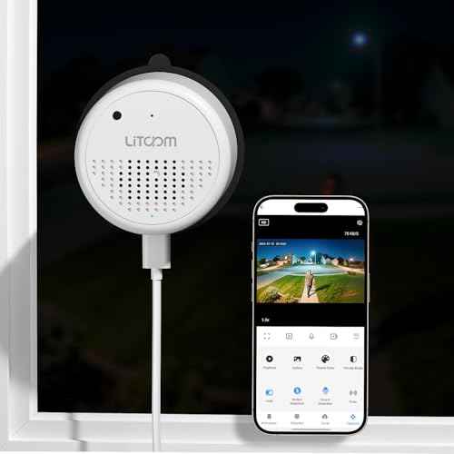 litokam Window Camera 3MP 2K, WiFi6 & 2.4GHz Indoor Cameras for Home Security with Al Color Night Vision, Person/Motion/Sound Detection & Real-Time Alerts, 24/7 Recording, 104¡Æ View Angle