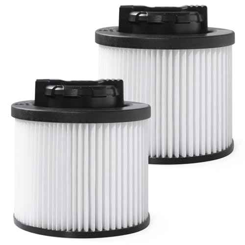 2 Pack DXVC4001 Vacuum Filters Replacement, Compatible with DEWALT 4-5 gallon wet dry shop vac DXV04T DXV05P DXV05S DXV08S and DXV06G