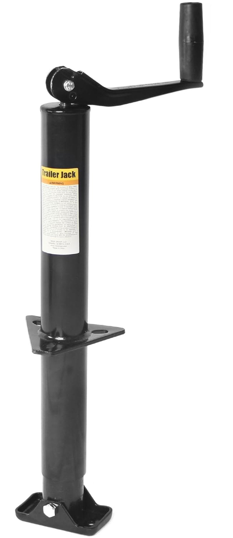MaxxHaul 70159 14" Lift A-Frame Mount Trailer Jack with Top Wind - 2000 lbs. Capacity