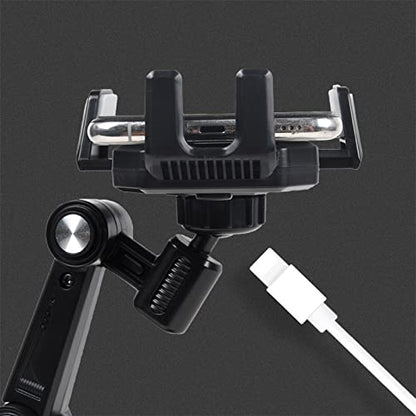 Car Phone Holder Powerful Suction with Stable Clamp Arm Cell Phone Holder for All iPhone Android Phone 90° Adjustable Phone Mount for Car Windshield