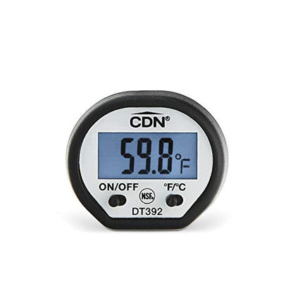 CDN Digital Thermometer | ProAccurate® | 5" Stem with Protective Sheath | NSF Certified | For Meat, Poultry, Candy | Easy One-Button Operation | DT392