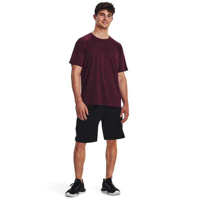 Under Armour Men's Tech 2.0 Short-Sleeve T-Shirt, (603) Dark Maroon / / Black, Large