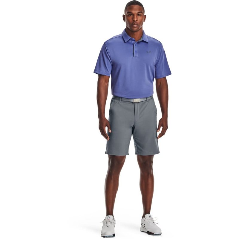 Under Armour Men's Tech Golf Polo, Starlight (561)/Pitch Gray, Large