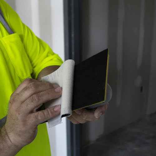 Gator 7160 Hook and Loop Very Fine 220-Grit Drywall Sheet Sandpaper, 4.5 x 10.5 Inch, 6 Sheets