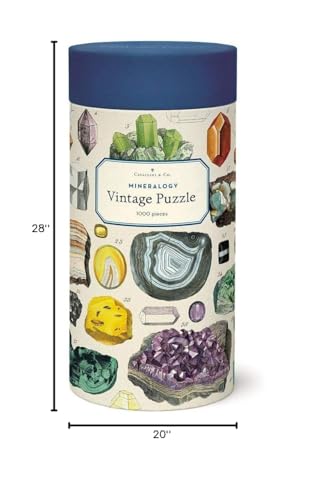 Cavallini 1000 Piece Puzzle, Mineralogie (PZL/MINERALOGIE)