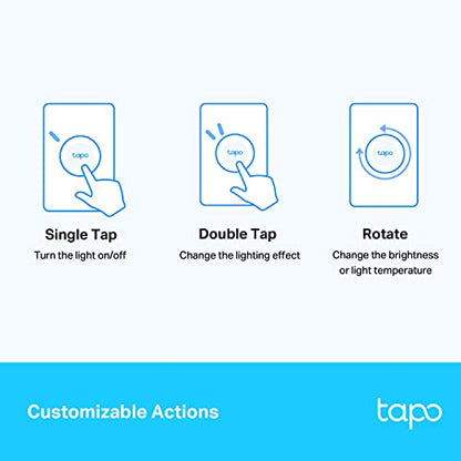 TP-Link Tapo Smart Light Bulbs, 1100 Lumens High Brightness (75W Equivalent), Matter-Certified, 16M Colors WiFi Light Bulb, Dimmable, Works w/Siri, Alexa & Google Home, A19 E26, Tapo L535E(2-Pack)