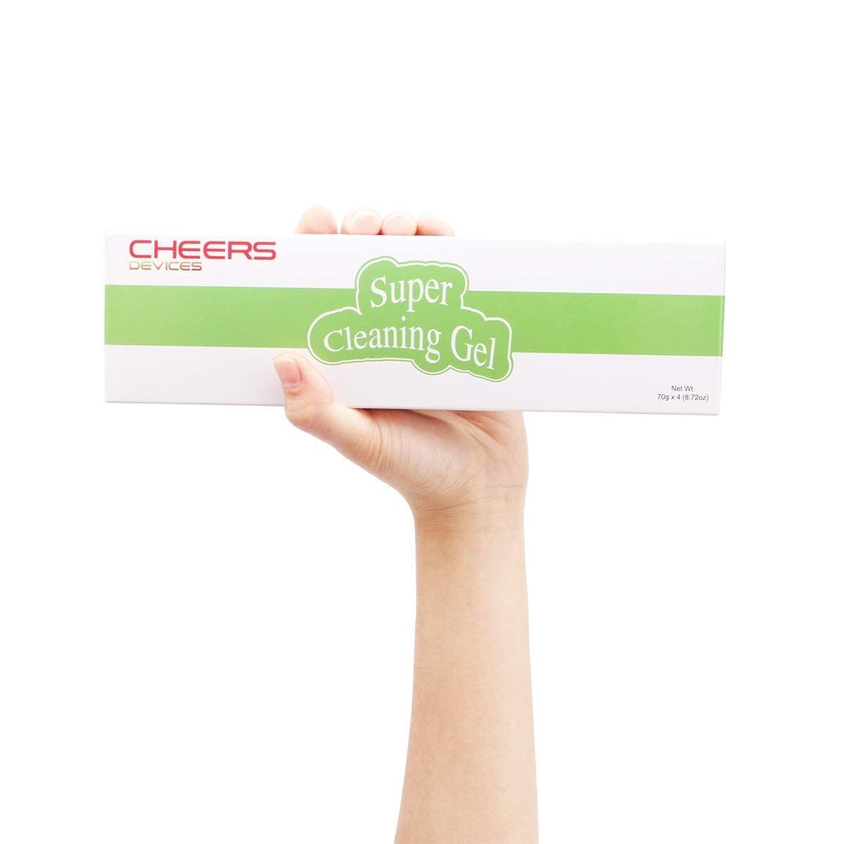 Car Cleaning Gel (Big 4-Pack) 280g - Car Slime Cleaner for Car Interior, Car Cleaning Putty for Car Accessories, Car Detailing Kit, Air Vents, Keyboards, PC, Laptop - Car Accessories for Women