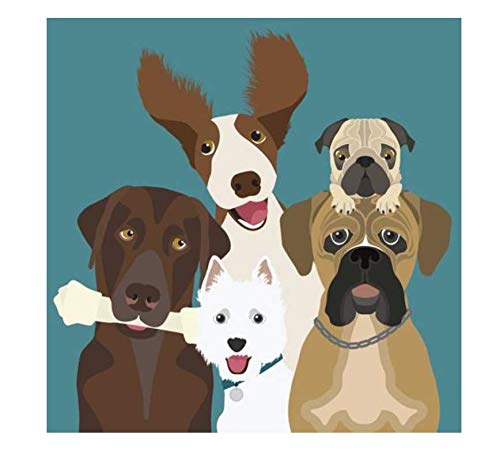 Burgon & Ball Creaturewares The Rabble Dog GCR/CAT Tin Pet Food Storage, 16.5 cm x 11 cm x 20 cm Size