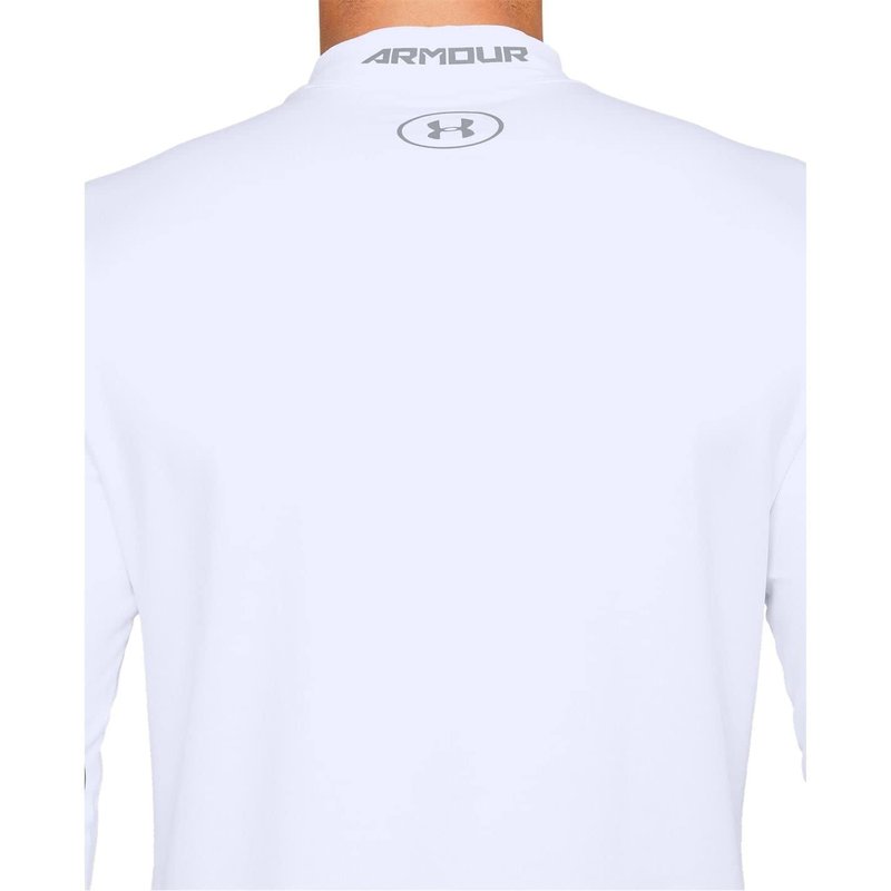 Under Armour Men's ColdGear® Armour Fitted Mock SM White