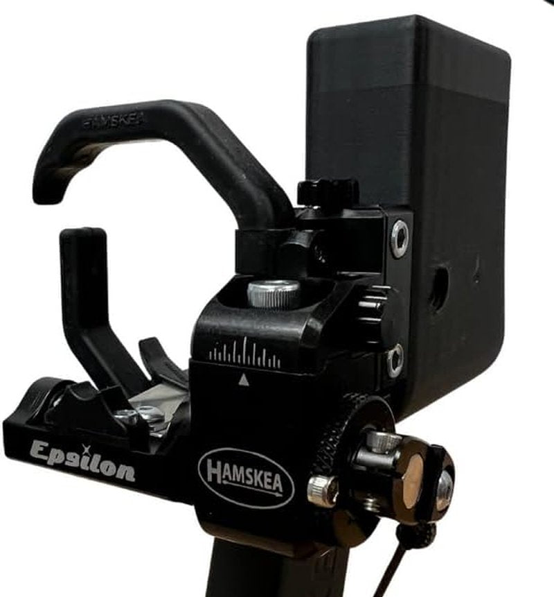 Hamskea V2 Epsilon RH Black Arrow Rest - Micro-Adjustable with Zero Tolerance Tech | Right-Handed Archery Rest