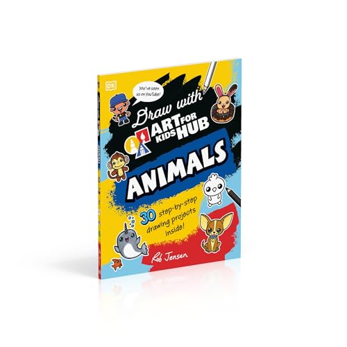Draw with Art for Kids Hub Animals Paperback Jensen, Rob Art for Kids Hub