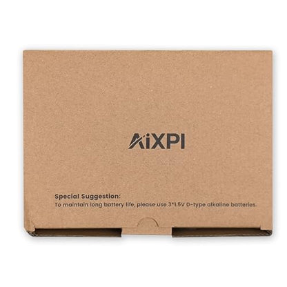 AIXPI Battery Powered Outdoor Security Lights, 240 LED Motion Sensor PIR, IP65 Waterproof Wireless Flood Lights for Garden Yard, Porch, Garage, 1 Pack